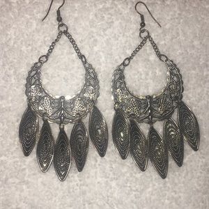 Southwest Inspired Sterling Silver Earrings